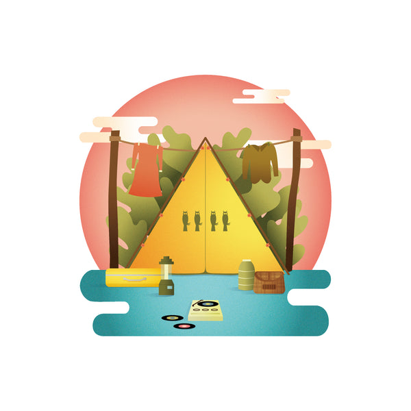 Katharine Alldritt "Moonrise Kingdom" Print
