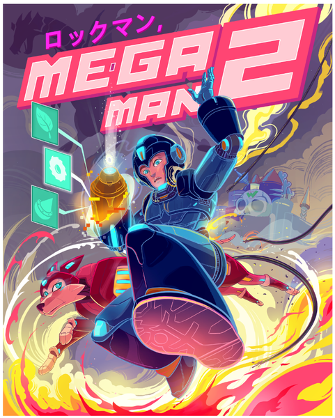 Kim Herbst "Super Fighting Robot" Print
