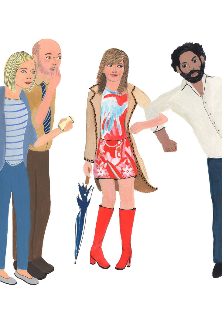 Kristen Solecki "Can We Talk About the Red Boots?" Print