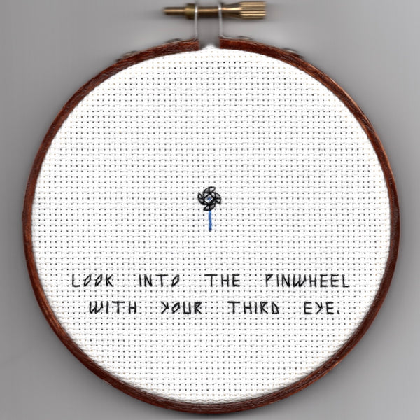 Oh Sew Nerdy "Look into the pinwheel with your third eye."
