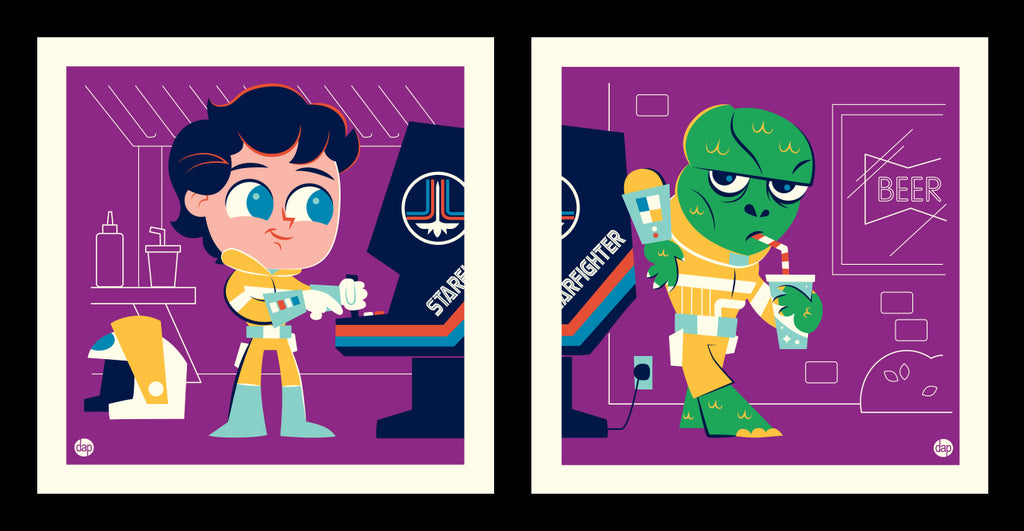 Dave Perillo "Greetings Starfighter!" Print Set