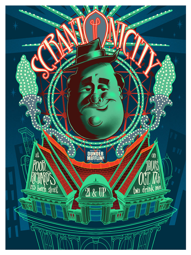 Lawrence Hugh Burns "Scrantonicity Live at Poor Richard's" Print