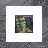 Ashton Gallagher "Guest Starring JK Simmons as Lenny Turtletaub" Print