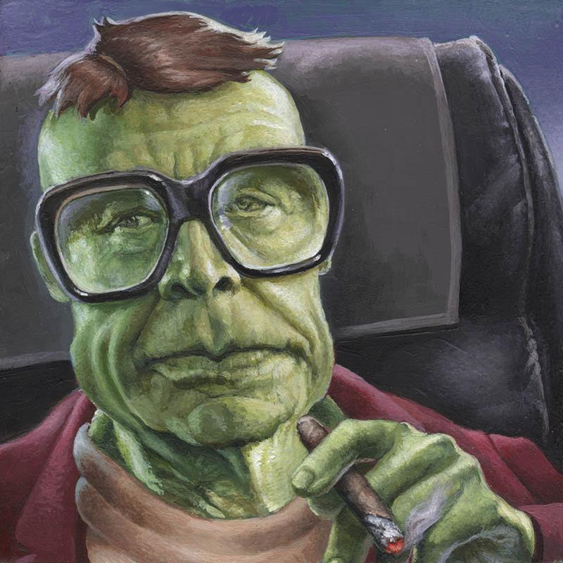 Ashton Gallagher "Guest Starring JK Simmons as Lenny Turtletaub" Print