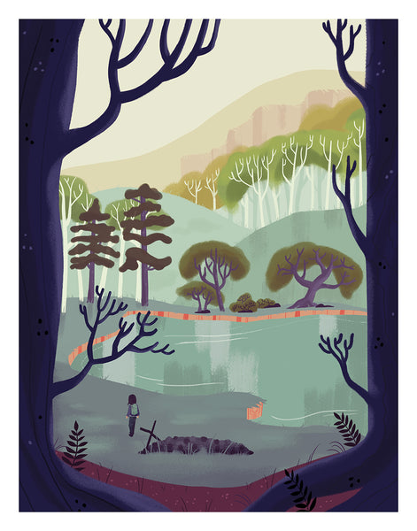 Nan Lawson "A Burial By Water" Print