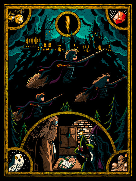 Luke T. Benson "The Sorcerer's Stone" Print