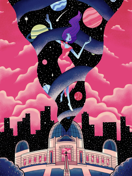 Luke T. Benson "Observing" Print