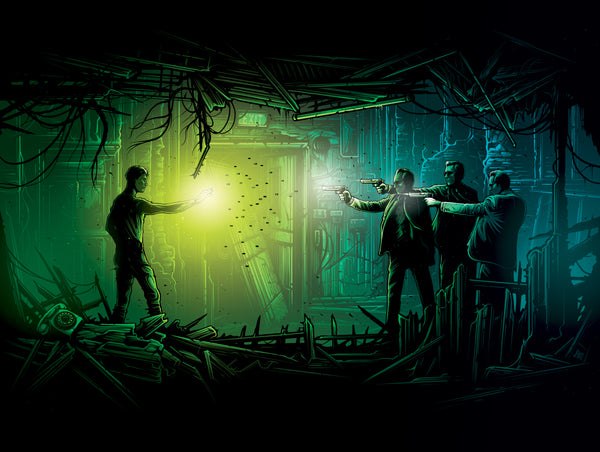 Dan Mumford "Never send a human to do a machine's job (Redux Variant)" Print