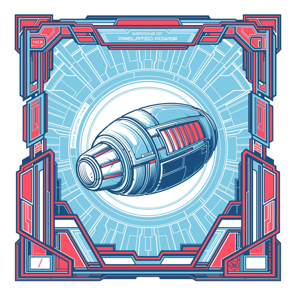 Dan Mumford “Mega Buster.” Print