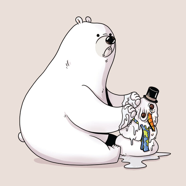 Alex Solis "Global Warming Really Sucks" Print