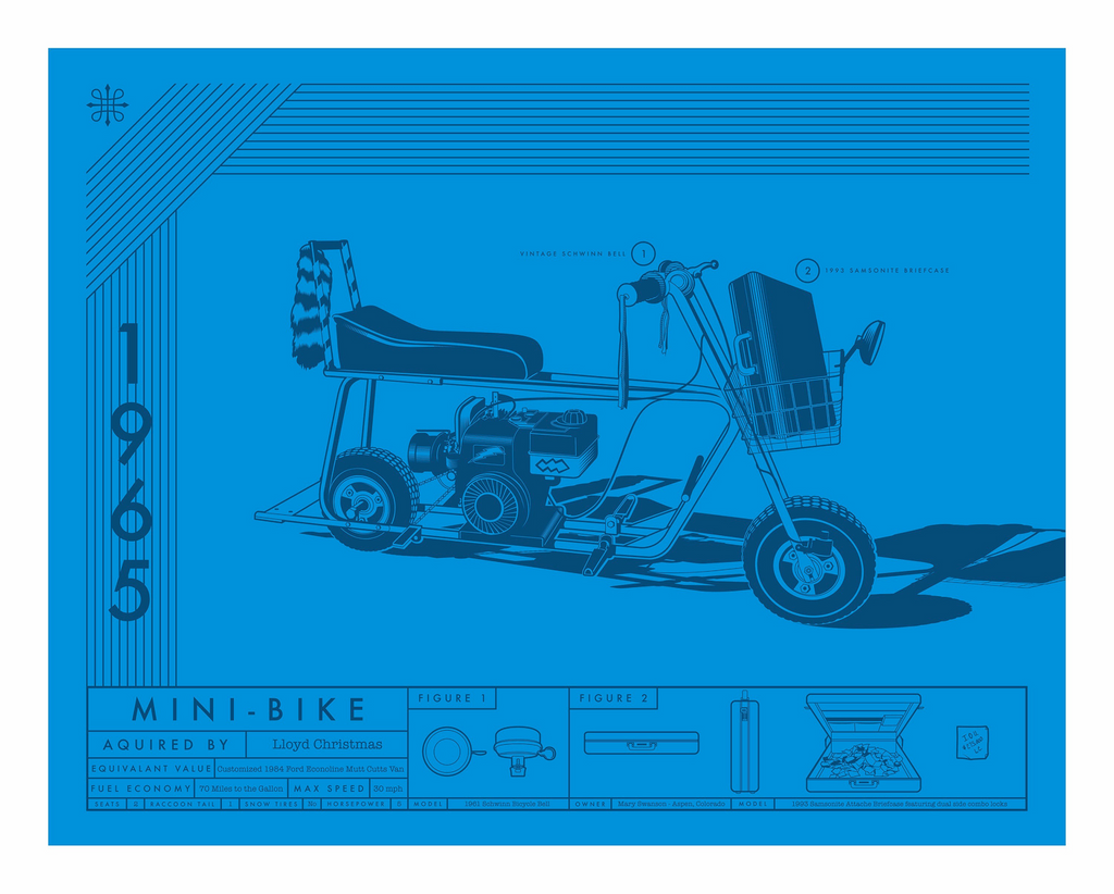 Jeff Boyes "1965-Mini-Bike" Print