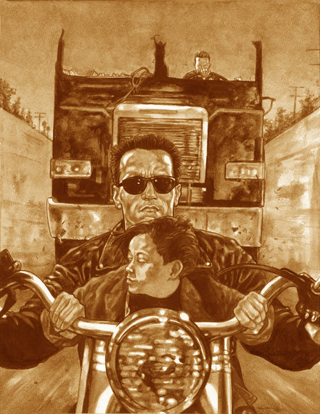 Beau Berkley "Terminator 2 Print (Monochromatic Edition)"
