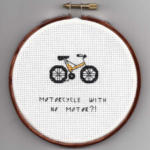 Oh Sew Nerdy "Motorcycle with no motor?!"