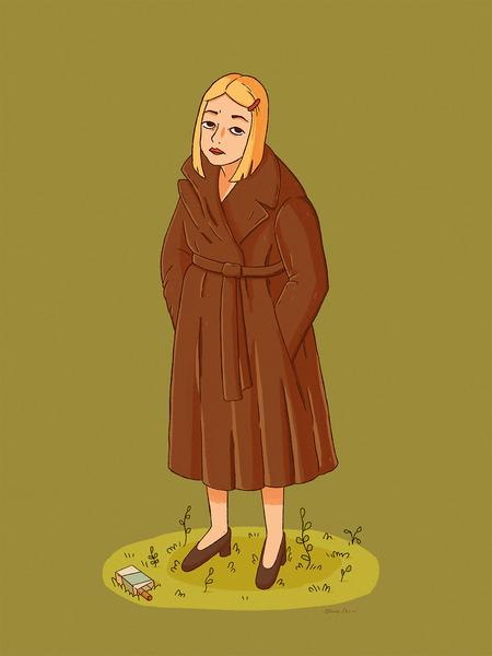 Olivia Pecini "Margot Tenenbaum" Print