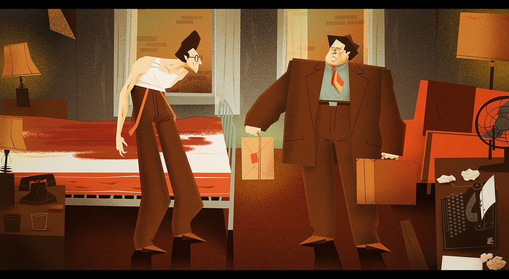 Mark Borgions "Keep that for me till I get back" Print