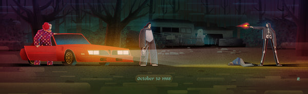 Mark Borgions "(SIX HOURS REMAIN)" Print