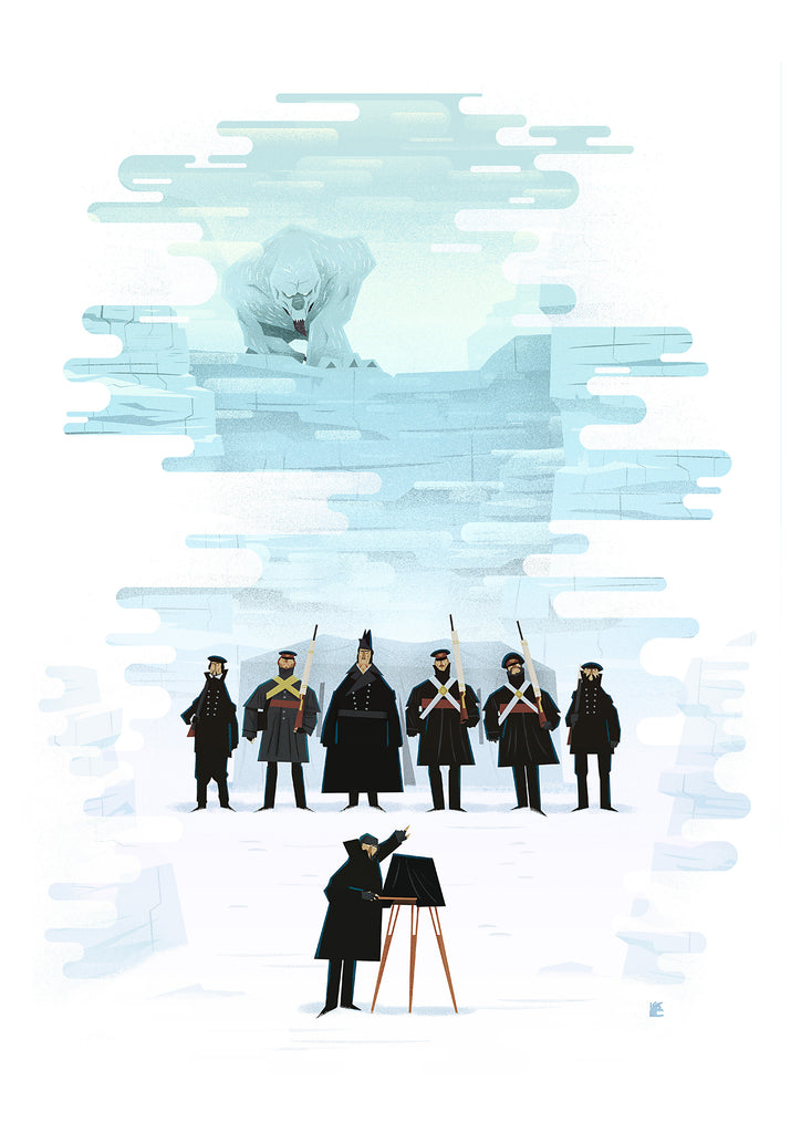 Mark Borgions "Mister Goodsir takes a picture" Print