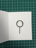 Mark Sarmel "This is from Mathilda" Greeting Card