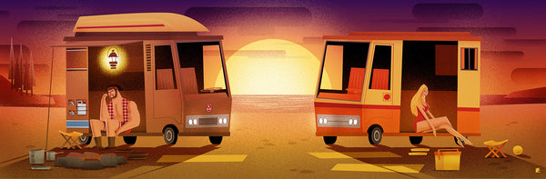 Mark Borgions "Barbie and Big Jim" Print