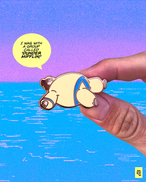 Midnight Dogs "Andy Bernard" Enamel Pin