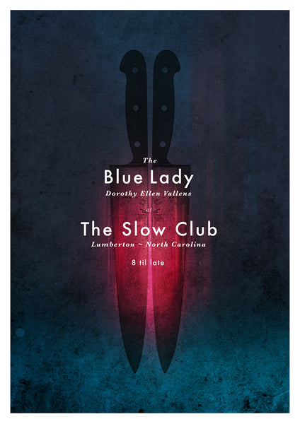 Martin Donnelly "The Blue Lady (Dark Variant)" Print