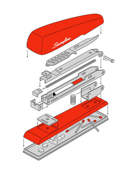 Matt Chase "Milton's Stapler" Print