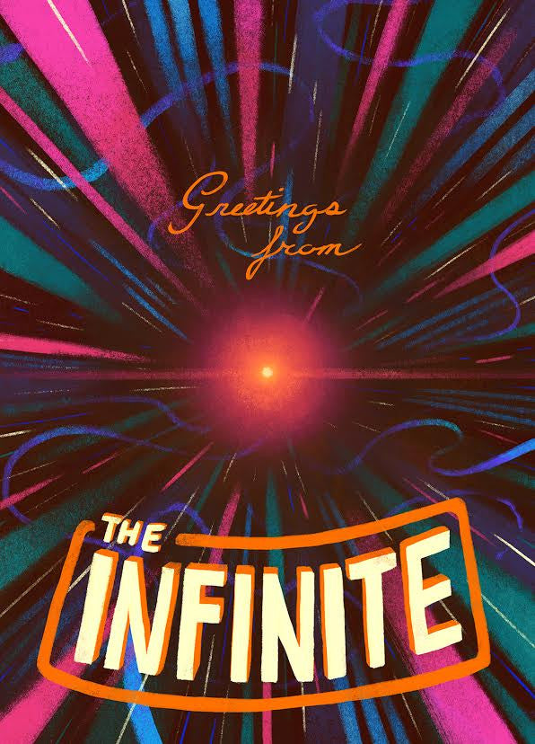 Matt Rockefeller "Greetings from the Infinite" Postcard Print