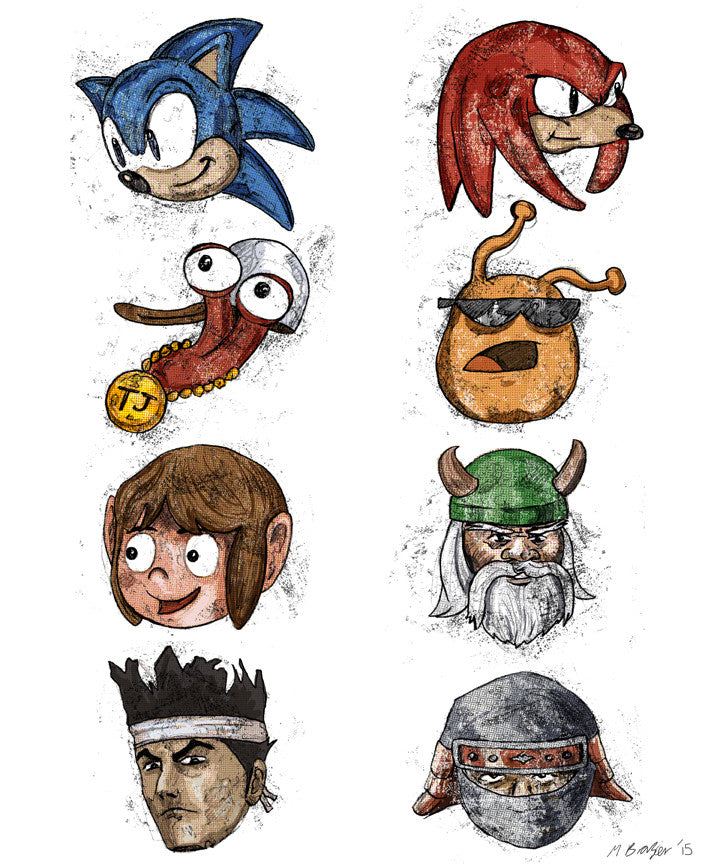 Matthew Brazier "Se-Guys" Print