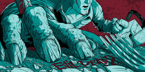 Matthew Johnson "Evil Dead II (Turquoise Variant)" Print