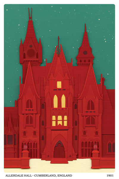 Meghan Stratman "Allerdale Hall" Postcard Print