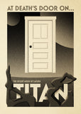 Michael De Pippo “At Death's Door on Titan” Postcard Print