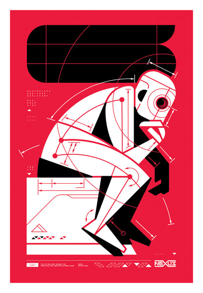 Michael Mateyko / Komboh "RESTRICTED USE CASE REPLICANT" Print