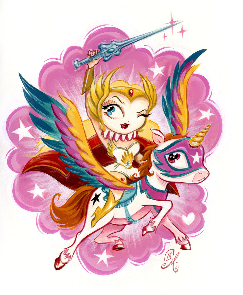 Miss Mindy "She-Ra and Swift Wind" Print