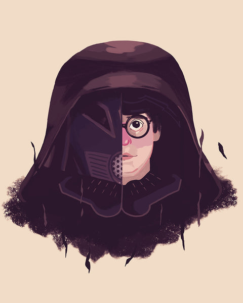 Nan Lawson "I am your father’s brother’s nephew’s cousin’s former roommate." Print