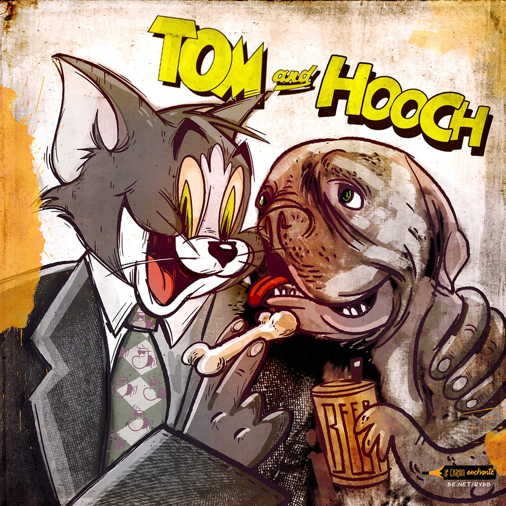 Norbert Rybarczyk (Rybb) "Tom & Hooch" Print