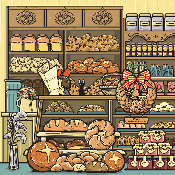 Not Cool Co. "Gütiokipänjä Bakery" Print