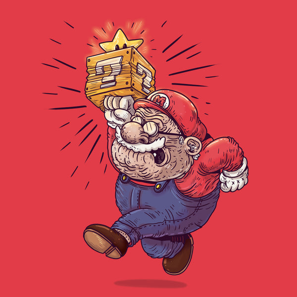 Alex Solis "Old Mario" Print