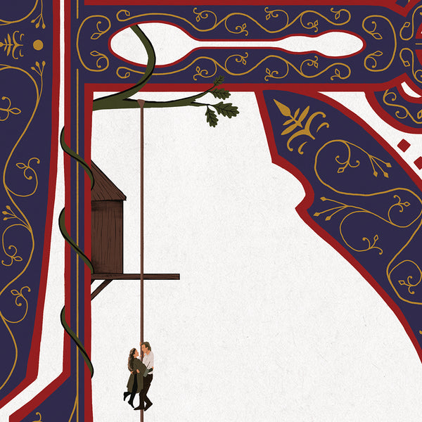 Royalston Design "Prince of Thieves Illuminated Letter" Print