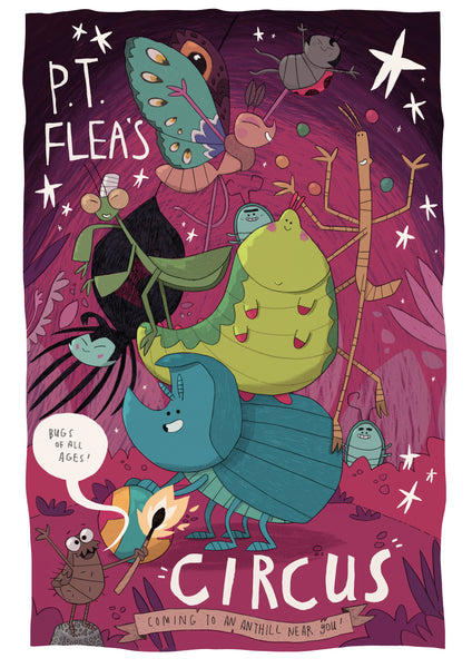 Mister Hope "PT Flea's Circus" Print