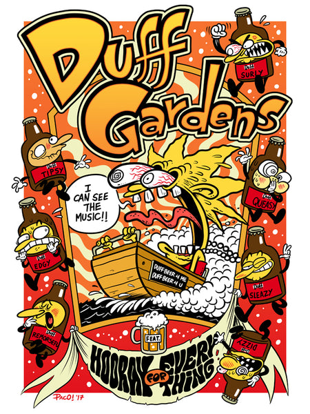 Paco Puente "Duff Gardens" Print