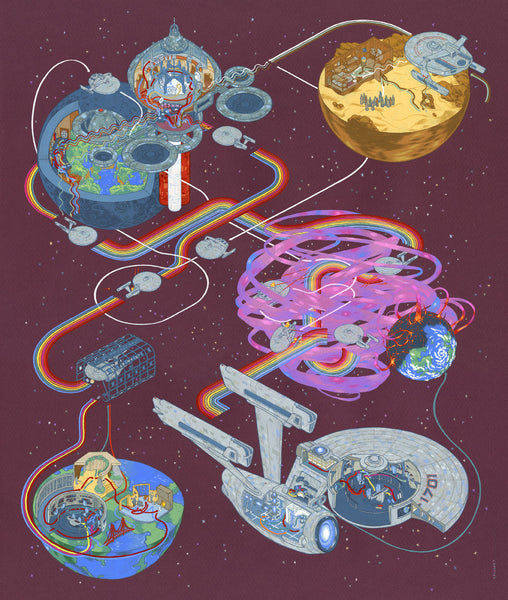 Andrew DeGraff “Paths of Khan" Print