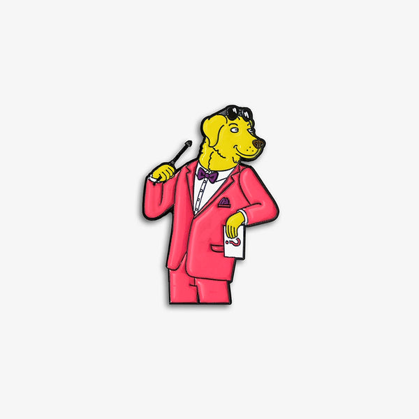Patti Lapel "Mr Peanutbutter" Enamel Pin