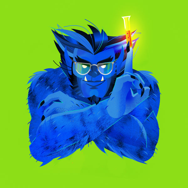 Collin Daniel Schlicht "Portrait of Beast" print