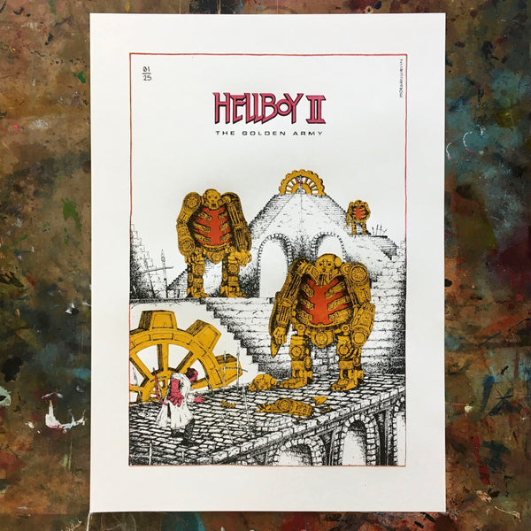 Morgan Girvin "Hellboy II: The Golden Army" Print