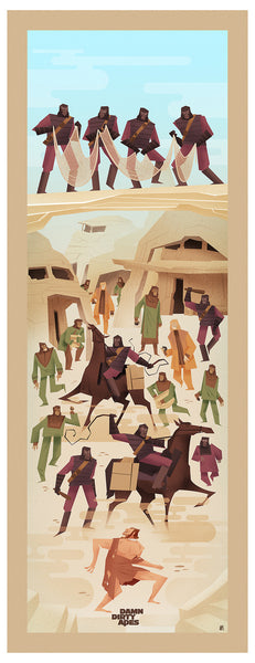 Mark Borgions "Damn Dirty Apes" print