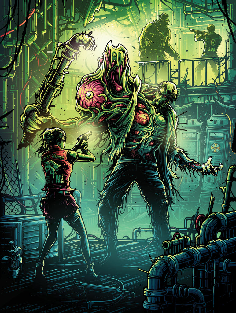 “It’s sheer perfection...my precious G-virus. (Redux Variant - RESIDENT EVIL 2)” Framed Print