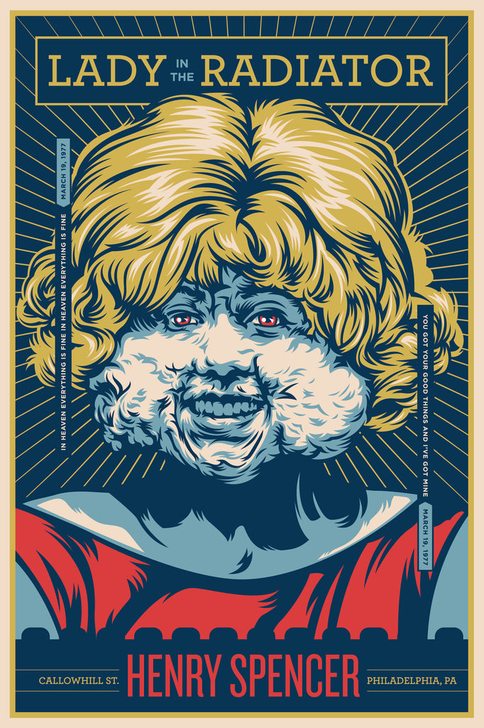 Jeffrey Everett / Rockets Are Red "Lady in the Radiator" Print