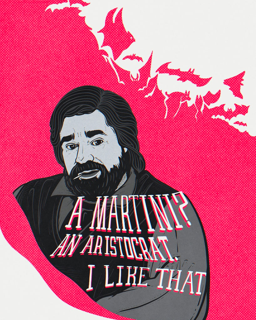 Raphael Kelly "Jackie Daytona - Regular Human Bartender" Print