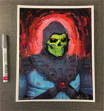Rich Pellegrino "Battle Damage Skeletor" Print