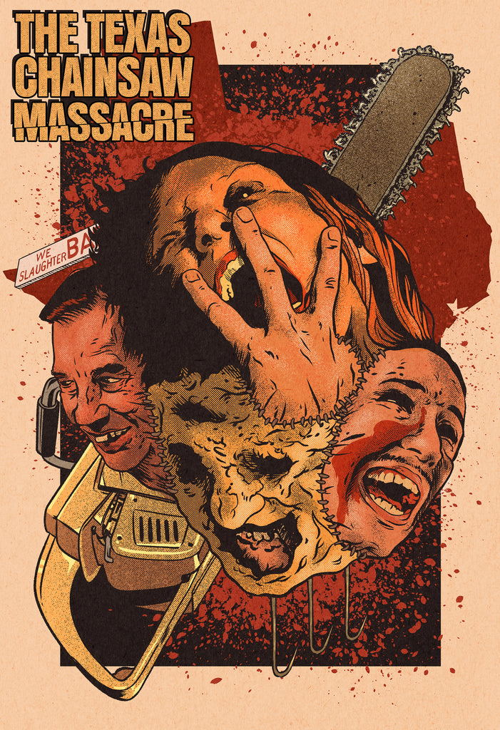 Ryan Caskey "Texas Chainsaw Abomination" Print